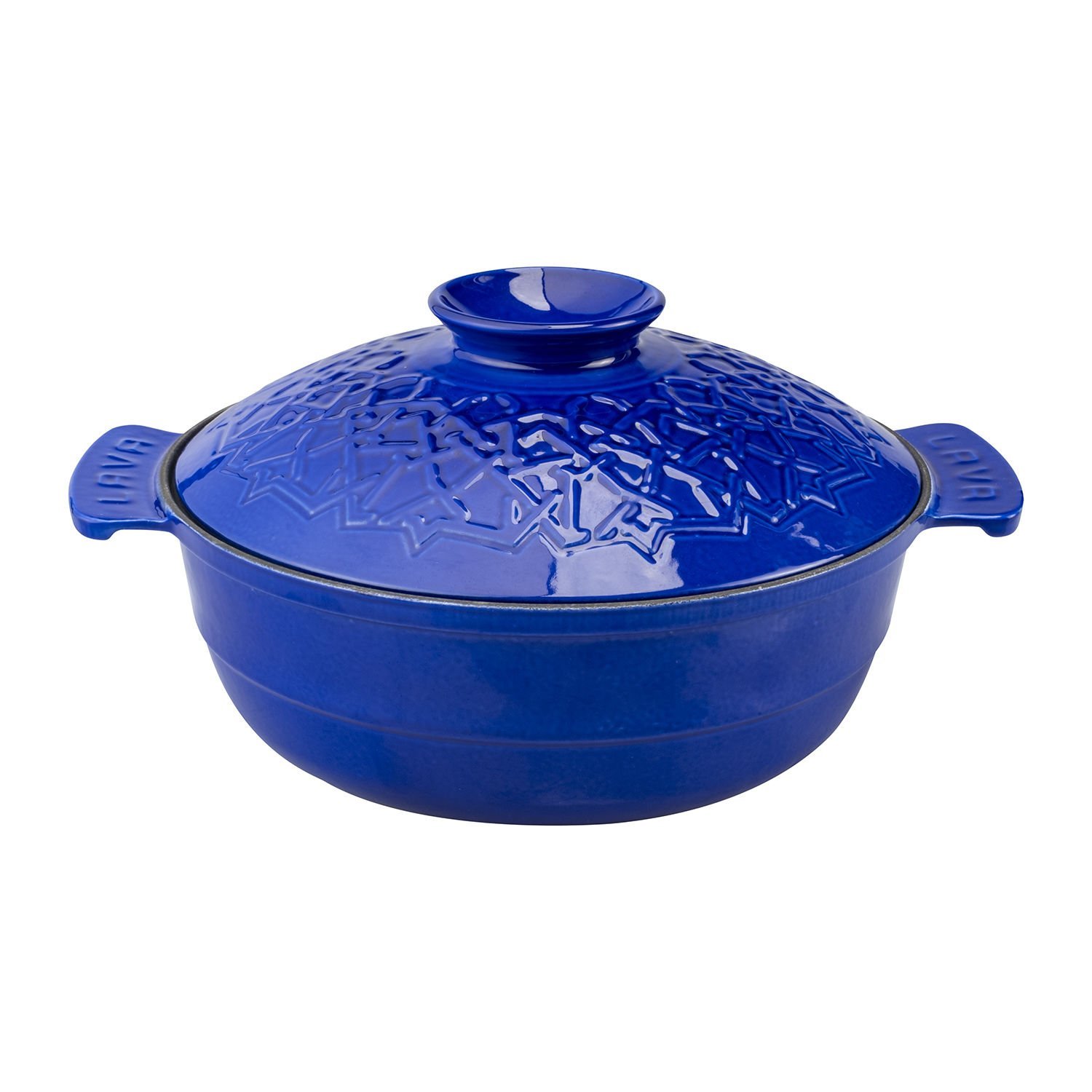 Lava Anatolia Seljuk Stew Diameter (Ø)26 cm. - Majolica Blue Wooden Spoon with Gift