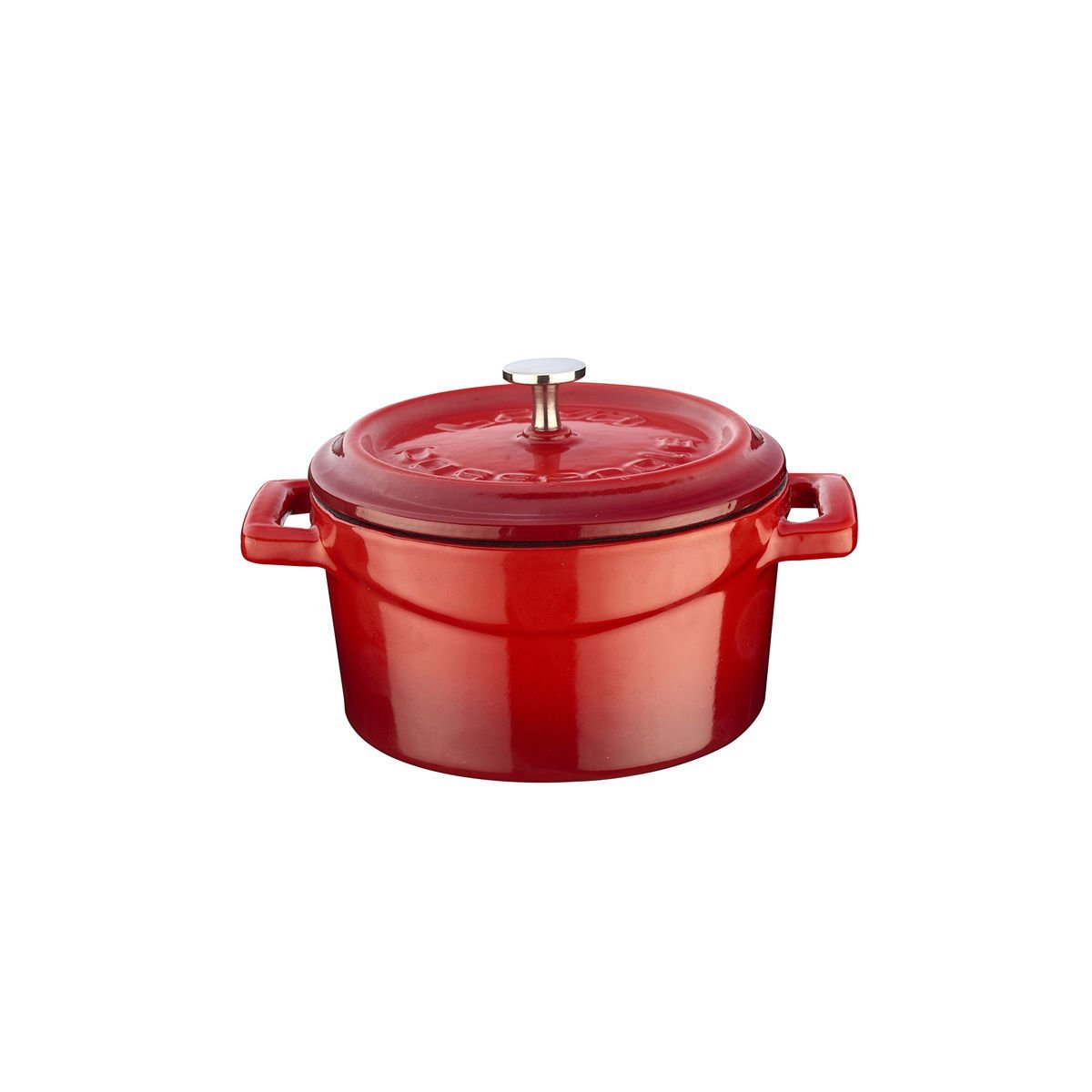 Lava Cast Mini Pot Diameter (Ø)10 cm. Trendy Series - Red