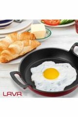 Finalonline Ikili Döküm Seti 26x32 Cm Izgara Tavası+20 Cm Tava-sahan Garantili Tava