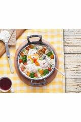 Finalonline Ikili Döküm Seti 26x32 Cm Izgara Tavası+20 Cm Tava-sahan Garantili Tava