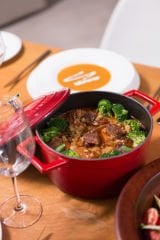 Lava Döküm Yuvarlak Tencere Çap(Ø) 22cm. Folk - Kırmızı