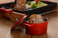 Lava Döküm Yuvarlak Tencere  Çap(Ø) 18cm. Trendy - Kırmızı