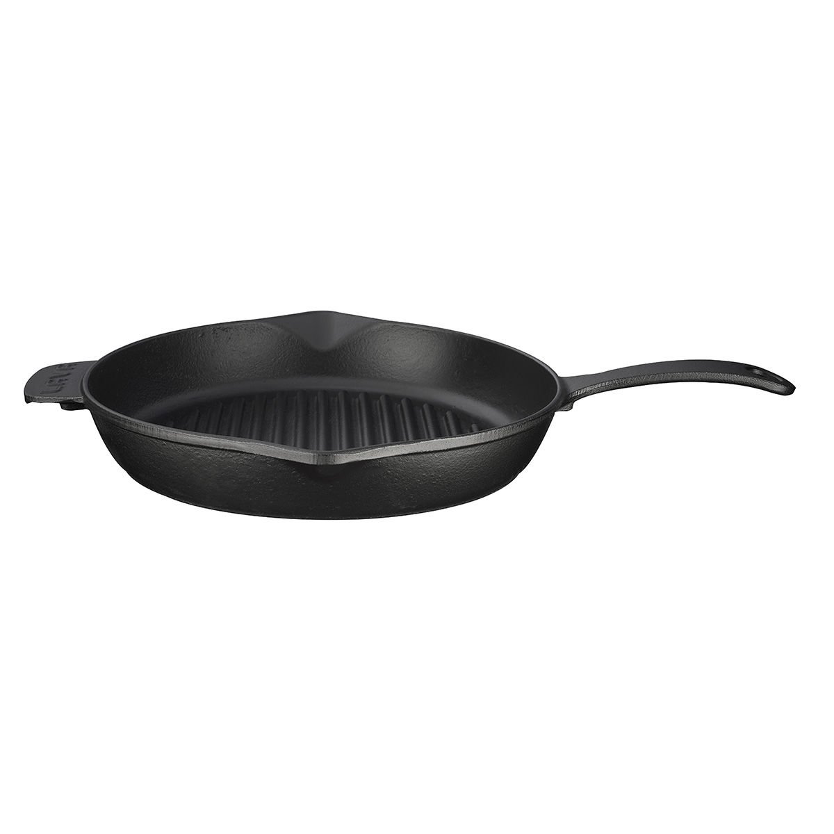 Lava Döküm Yuvarlak Izgara Tava Çap(Ø)28cm. Döküm Demir Yekpare Saplı Çap(Ø)28cm.