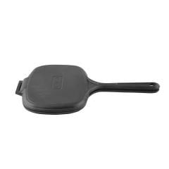 Lava Döküm Tost Makinesi Ölçü 18x26cm Döküm Demir Yekpare Saplı