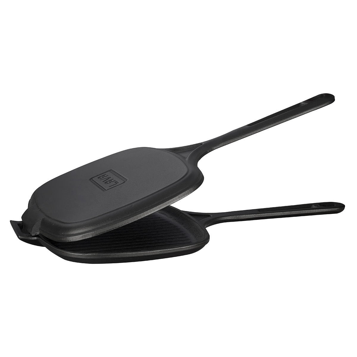 Lava Döküm Tost Makinesi Ölçü 18x26cm Döküm Demir Yekpare Saplı