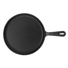 Lava Döküm Yuvarlak Pizza Krep Pankek Tavası Çap(Ø)20cm. Döküm Demir Yekpare Saplı Çap(Ø)20cm.