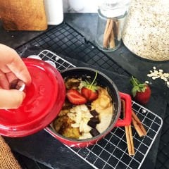 Lava Döküm Yuvarlak Tencere. Trendy Çap(Ø) 18cm. - Yeşil