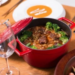 Lava Döküm Yuvarlak Tencere Çap(Ø)20cm. Trendy - Mavi