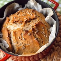 Lava Döküm Yuvarlak Tencere Çap(Ø) 22cm. Folk - Turuncu