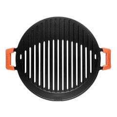 Lava Cast Heat Resistant Pot Silicone Holder. (1set=2pcs) - Orange