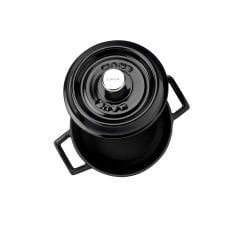 Lava Döküm Yuvarlak Tencere. Trendy Çap(Ø) 18cm. - Siyah