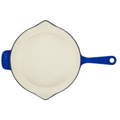 Lava Döküm Yuvarlak Kızartma Tavası Çap(Ø)28cm. Döküm Demir Yekpare Saplı Edition Serisi - Mavi