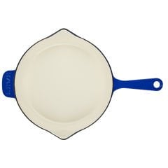 Lava Döküm Yuvarlak Kızartma Tavası Çap(Ø)28cm. Döküm Demir Yekpare Saplı Edition Serisi - Mavi