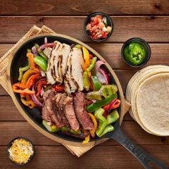 Lava Döküm Oval Fajita Tavası Ölçü 17x23 cm Döküm Demir Yekpare Saplı