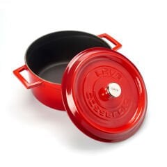 Lava Döküm 9 Parça Tencere Tava Seti Trendy Ahşap Kaşık Hediyeli