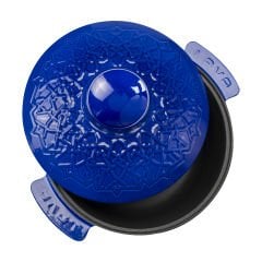 Lava Anatolia Seljuk Stew Diameter (Ø)26 cm. - Majolica Blue Wooden Spoon with Gift