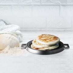 Lava Döküm Çap Ø 28cm Gözleme ve Bazlama Tavası Çift Taraflı