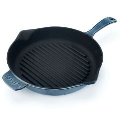 Lava Döküm Majolica Gri 8 Parça Tencere Tava Seti Silikon Tutacak ve Ahşap Kaşık Hediyeli