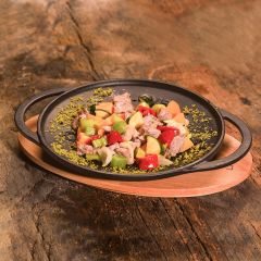 Lava Döküm 2'li Avantajlı Outdoor Seti - 40x25 cm Mangal Izgara + 38 cm Wok Tava Ahşap Kaşık Hediyeli