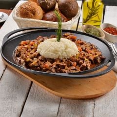 Lava Döküm 2'li Avantajlı Outdoor Seti - 28 cm Sac Kavurma Tavası + 37 cm Mangal Ahşap Kaşık Hediyeli