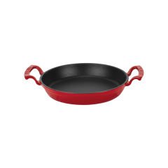 Lava Döküm Üçlü Sahan Seti 16 cm + 20 cm ve 24 cm Sahan Silikon Tutacak ve Ahşap Kaşık Hediyeli