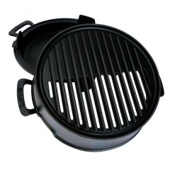 Lava Döküm Yuvarlak Mangal Izgara Set Döküm Demir Yekpare Çift Kulplu Çap (Ø)36 cm.