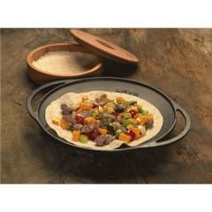 Lava Döküm Yedili Saç Kavurma Seti Silikon Tutacak ve Ahşap Kaşık Hediyeli