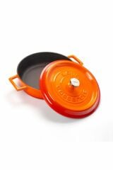 Cast Iron 5 Piece Pots and Pans Set Trendy Silicone Handle Gift-finalonline