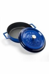 Cast Iron 5 Piece Pots and Pans Set Trendy Silicone Handle Gift-finalonline