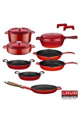 Döküm 9 Parça Tencere Tava Seti Trendy-finalonline