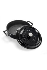 Döküm 9 Parça Tencere Tava Seti Trendy-finalonline - Siyah