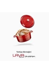 Finalonline Ikili Döküm Seti Tost Tavası+22 Cm Tencere Tava+tencere