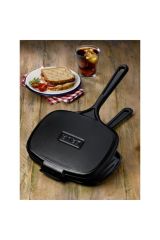 Finalonline Ikili Döküm Seti Tost Tavası+22 Cm Tencere Tava+tencere