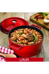 Finalonline Ikili Döküm Seti 26x32 Cm Izgara Tavası+22 Cm Tencere Garantili Tava+tencere