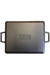 Finalonline Ikili Döküm Seti 26x32 Cm Izgara Tavası+22 Cm Tencere Garantili Tava+tencere